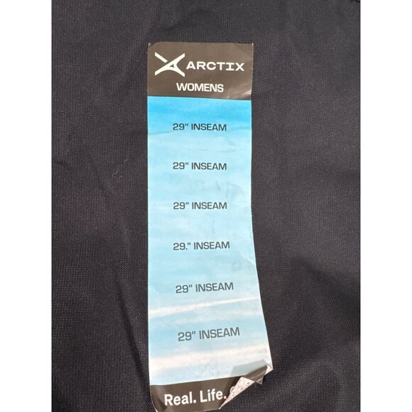 Arctix Essential Black Bib Ski Snow Pants Overall Womens XL 29" Inseam Active - Picture 13 of 14